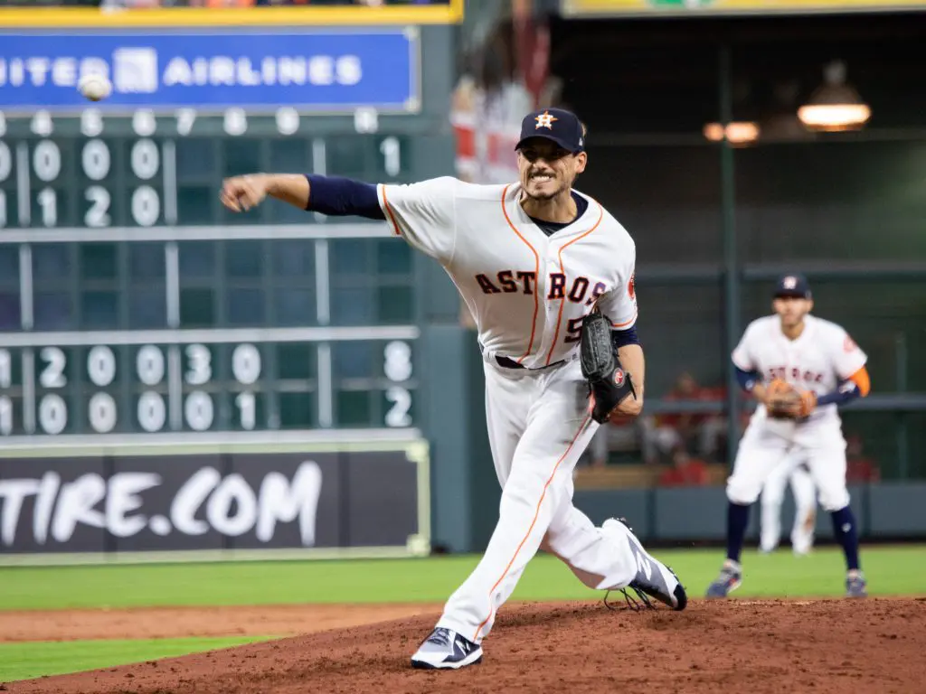Houston Astros pitcher Charlie Morton — the team's fifth starter — is often a strikeout force. 