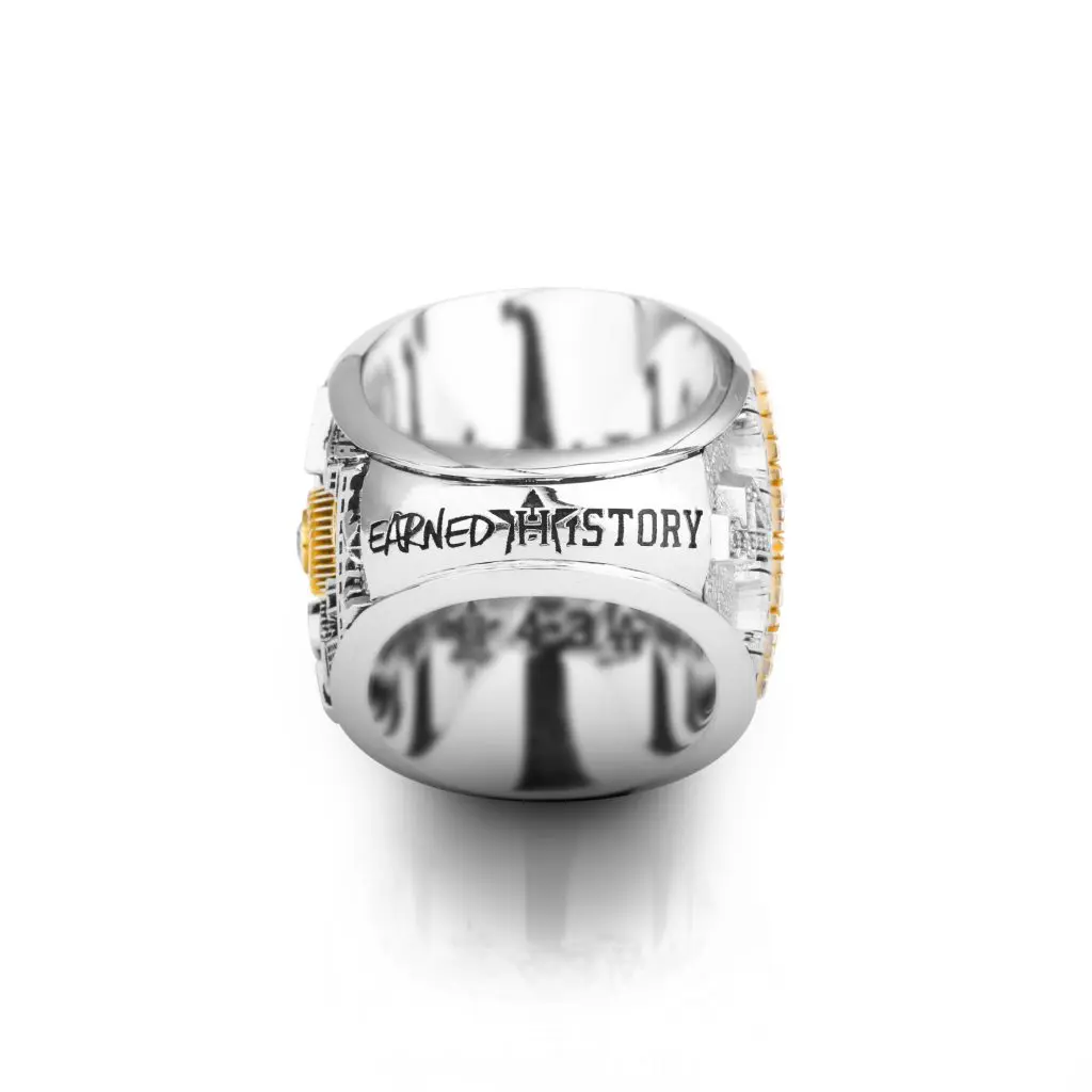 The bottom of the Astros World Championship ring pays homage to the club's Earned History mantra.