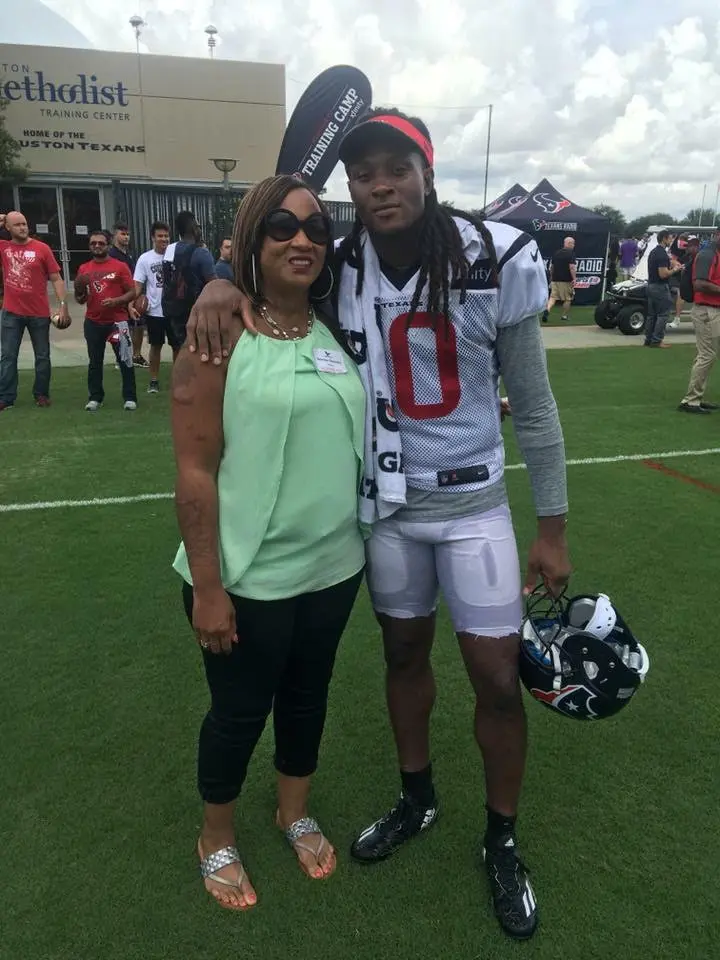 DeAndre Hopkins and his mom Sabrina Greenlee
