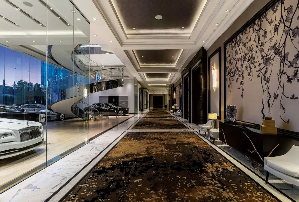 Houston's Post Oak Hotel comes with its own Rolls Royce dealership.