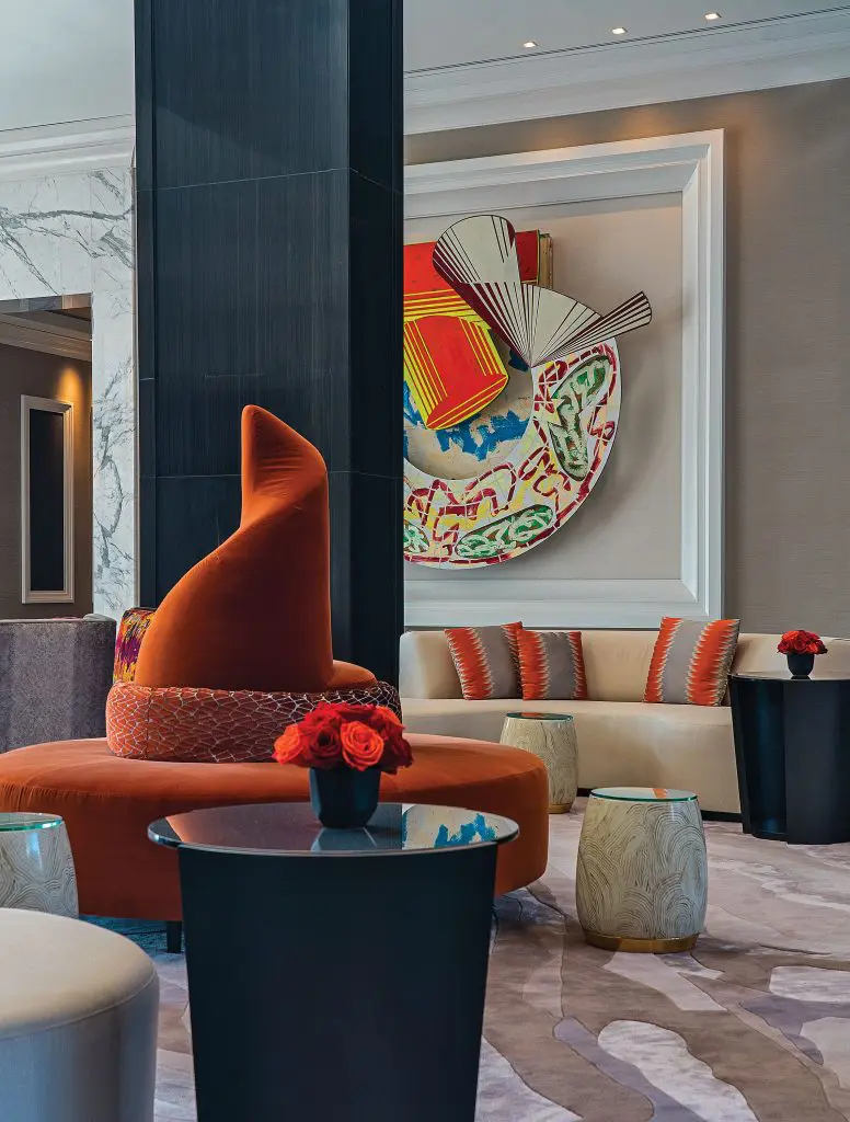 Houston's Post Oak Hotel is dotted with stunning art pieces.