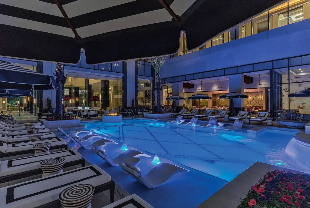 The Post Oak Hotel's pool will be quite the scene some nights.