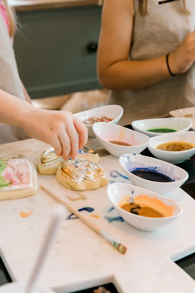 Cookie artists at work