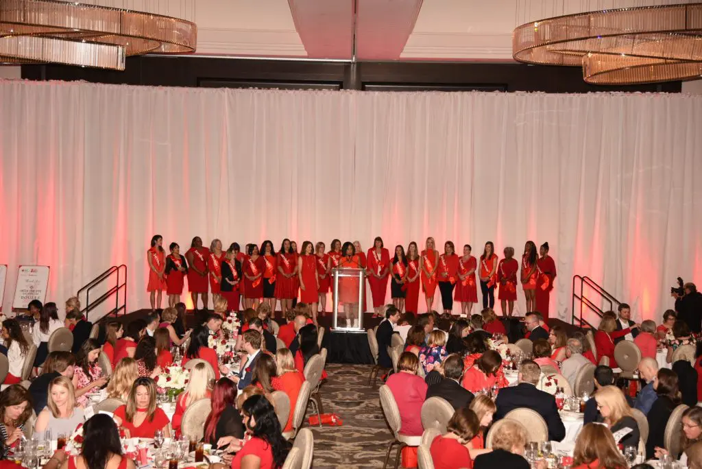 Houston American Heart Association Go Red for Women luncheon at the Post Oak Hotel
