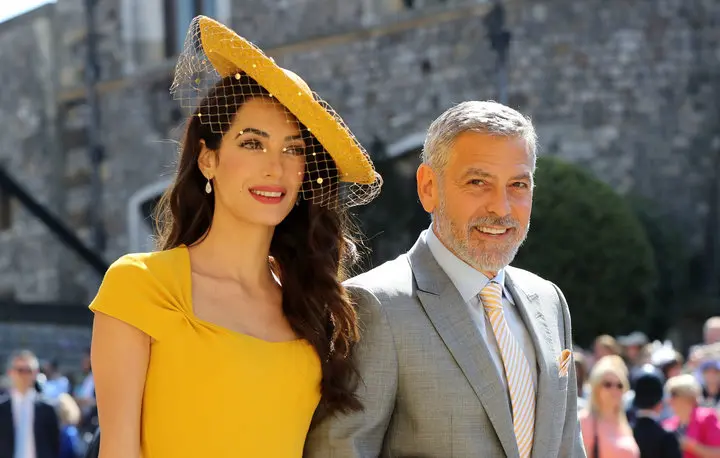 Amal Clooney and George Clooney 