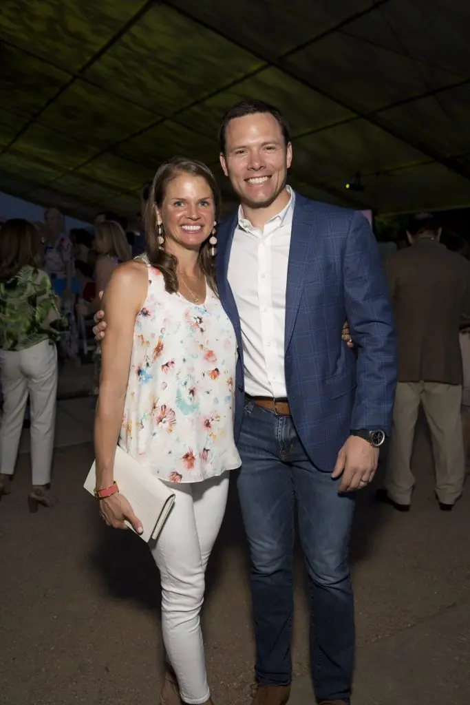 Hermann Park Conservancy dinner in the park