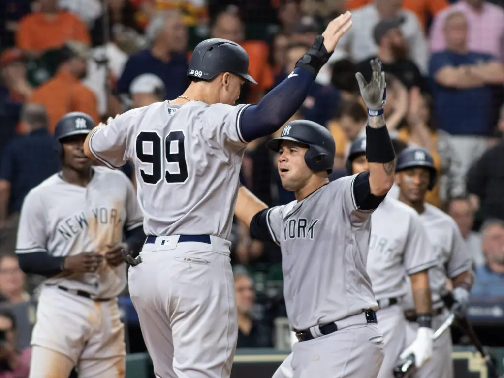 The New York Yankees and Aaron Judge enjoyed their time in Houston. (Photo by F. Carter Smith)