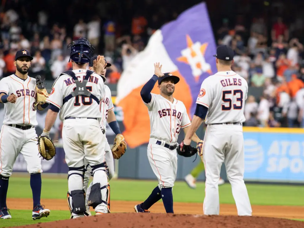 The Houston Astros celebrated another win over the national darling New York Yankees.