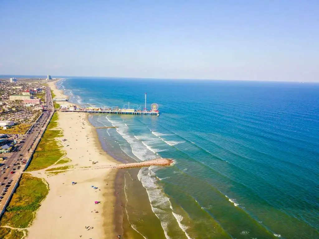 Here's all the proof you need: Galveston waters are bluer than blue. --@CatDeanFit 
