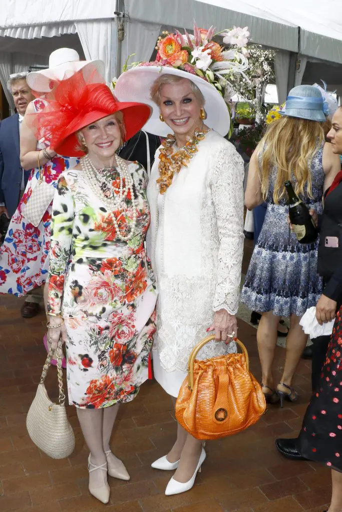 Kay Hammond, Carmaleta Whiteley Felton, 2012 Mad Hatter’s Tea co-chair Carmaleta  