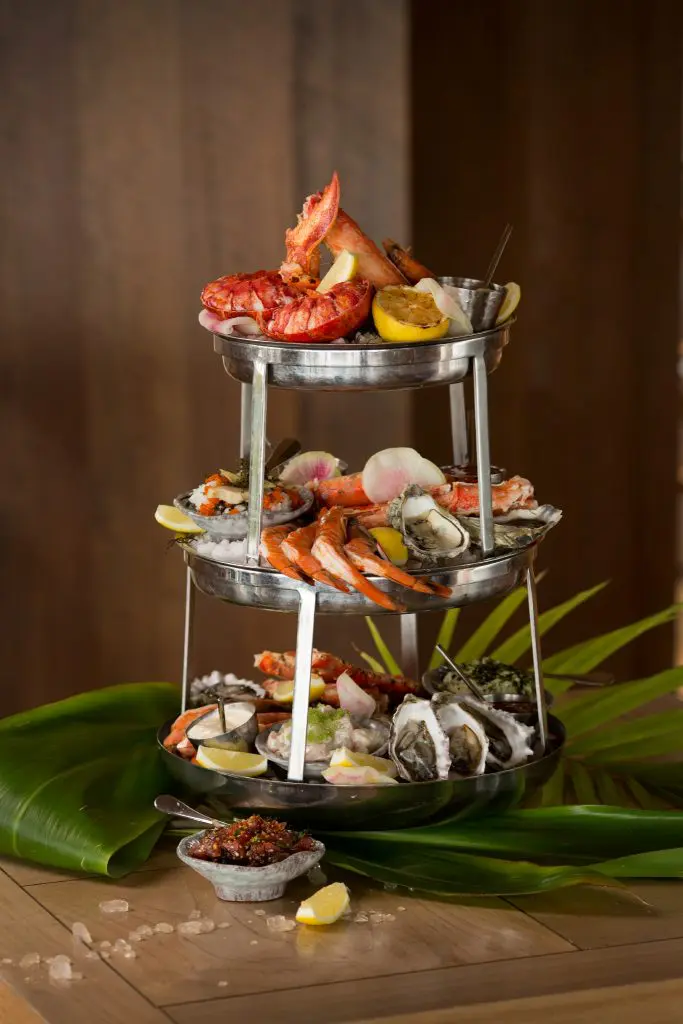 The Hawaiian Seafood Tower is a definite highlight. 