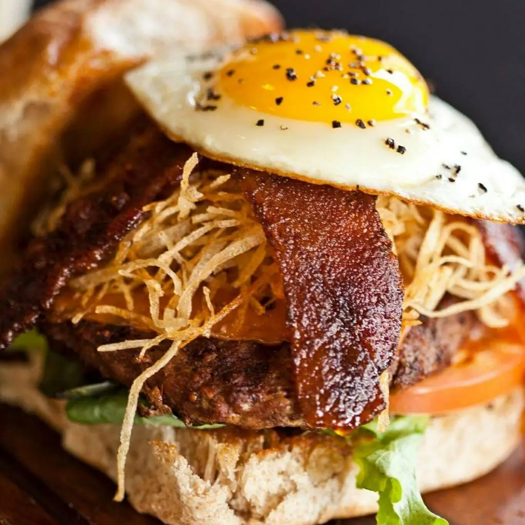 Craft Burger is all about local ingredients, and they even smoke their own bacon. 