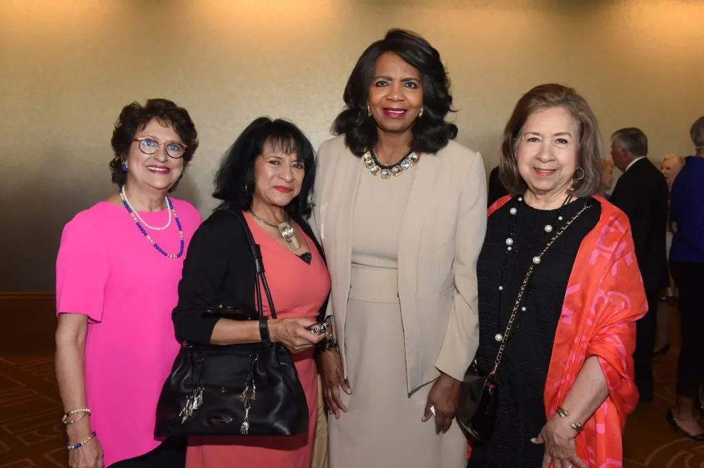 Laura Estrada, Cecilia McKay, Dallas County District Attorney Faith Johnson, Cynthia Gonzalez 