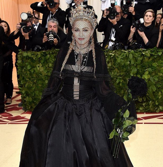 Madonna at Met Gala.