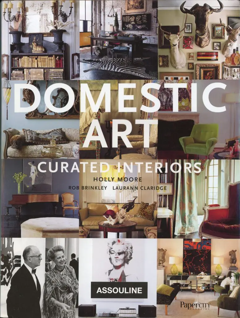 This 2008 Assouline release highlighted the most outstanding interiors from PaperCity magazine's first two decades, and Mickey Rosmarin's home and collection was among the 37 Texas homes featured. 