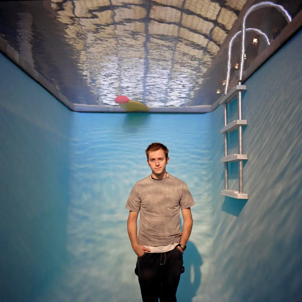 Leandro Erlich's "Swimming Pool," 1999. Debuting at the 1999 Core Fellow exhibition, Erlich's installation is one of the highlights of the Core Fellow program's first four decades. The artists' residency launched in 1982, helmed in the early years by newly hired director Allan Hacklin and associate director Rachel Hecker. "Swimming Pool" went on to be presented, in slightly modified versions, at the Venice Biennale of 2001, then at MoMA's PS1 in