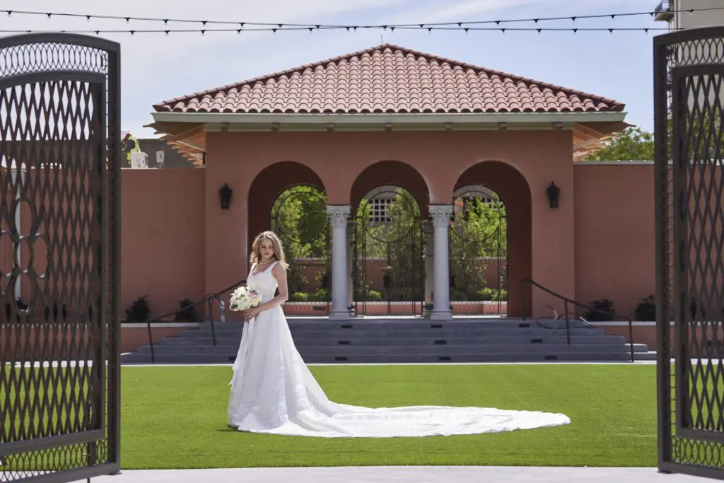 The Rosewood Mansion's new lawn and private garden.