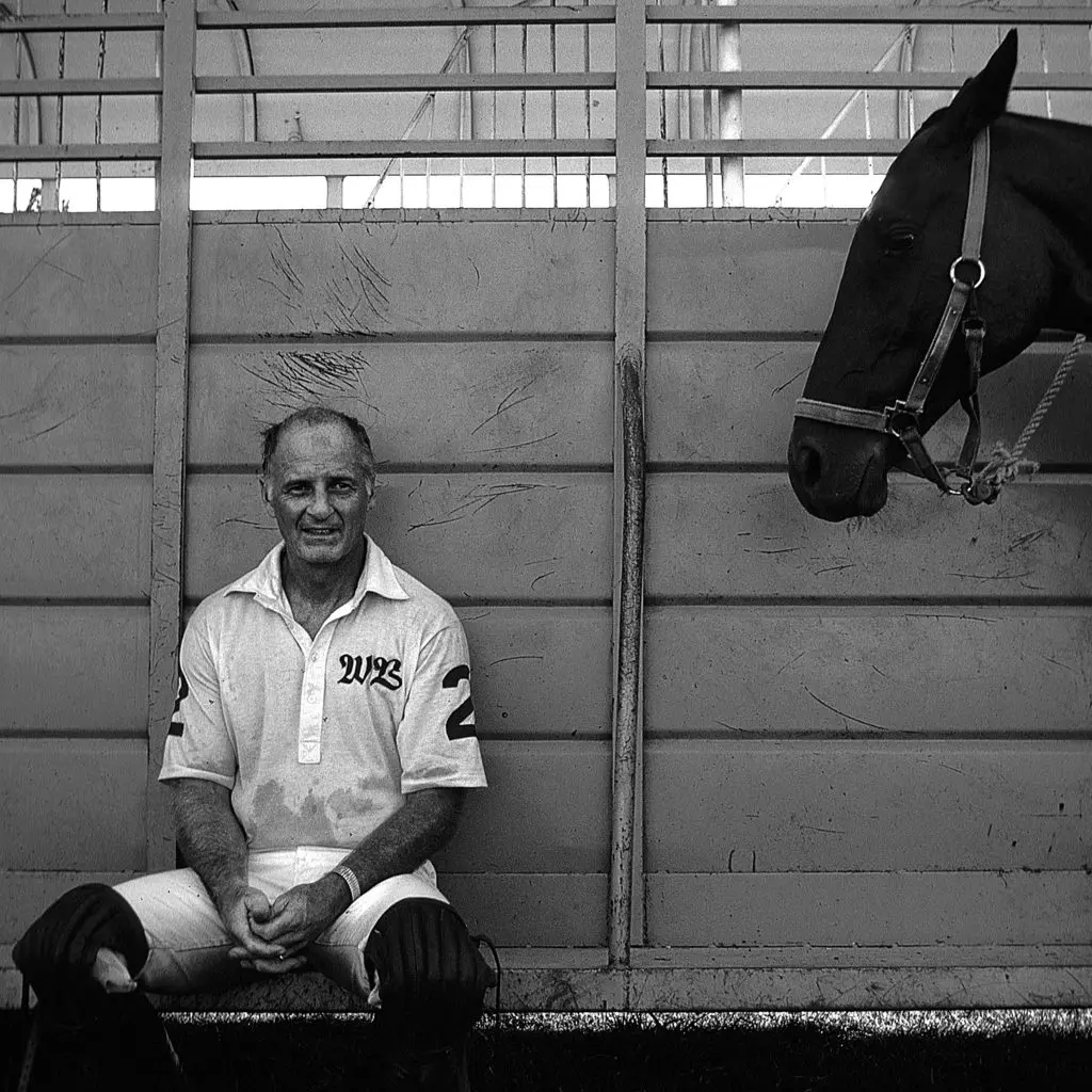 The late Norman Brinker circa 1980, at Willow Bend Polo and Hunt Club.