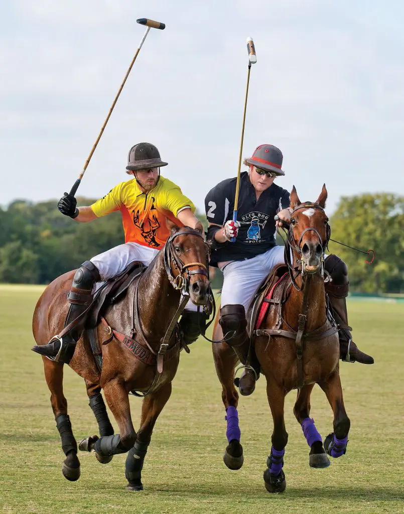 Left, Rob Payne and Wyatt Myr during a match at Willow Bend. Photo by Walter Workman