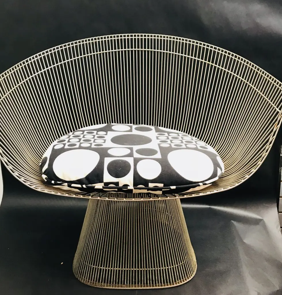 This Warren Platner chair for Knoll was among the icons of mid-century design collected by Mickey Rosmarin — and offered at his estate sale. 