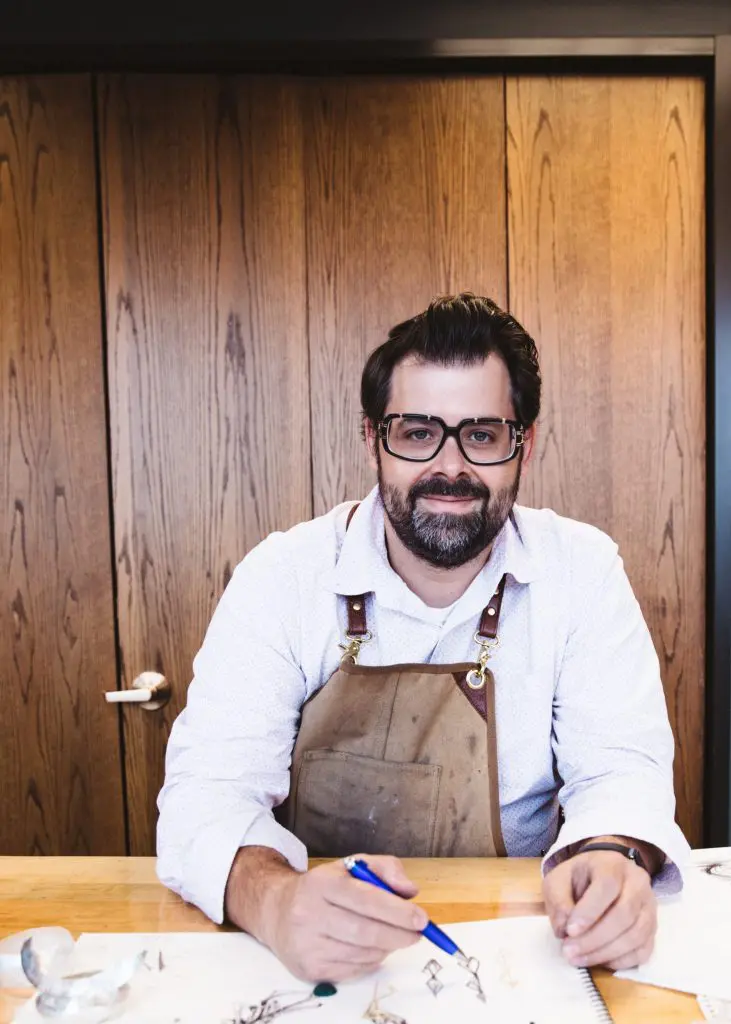 Adam Foster in his St. Louis studio