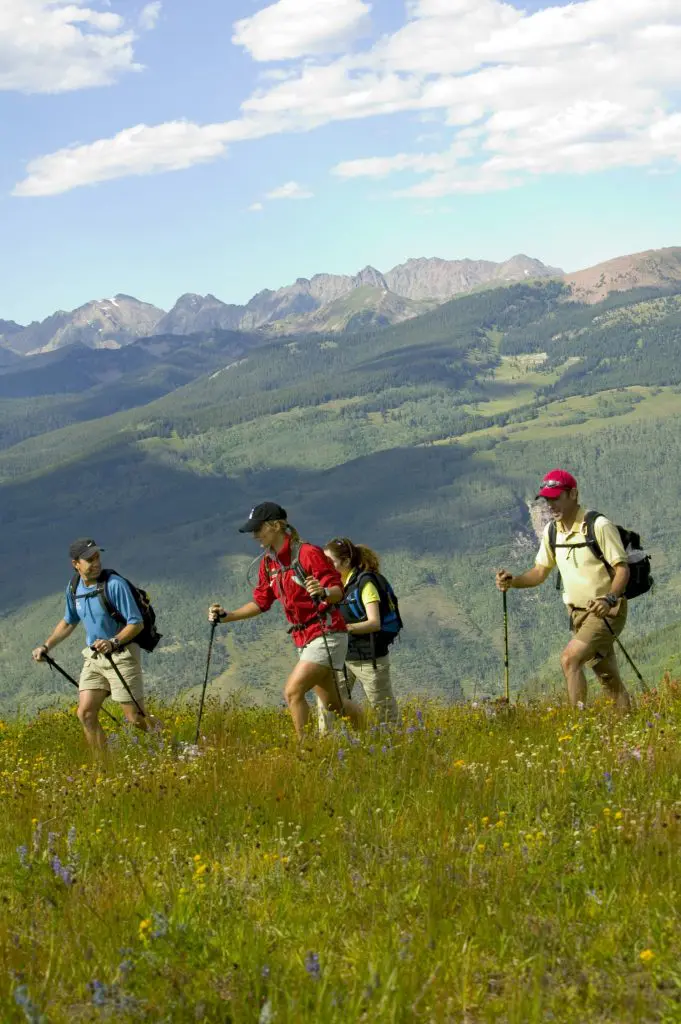 Hiking is a crisp escape in summertime cool Beaver Creek.