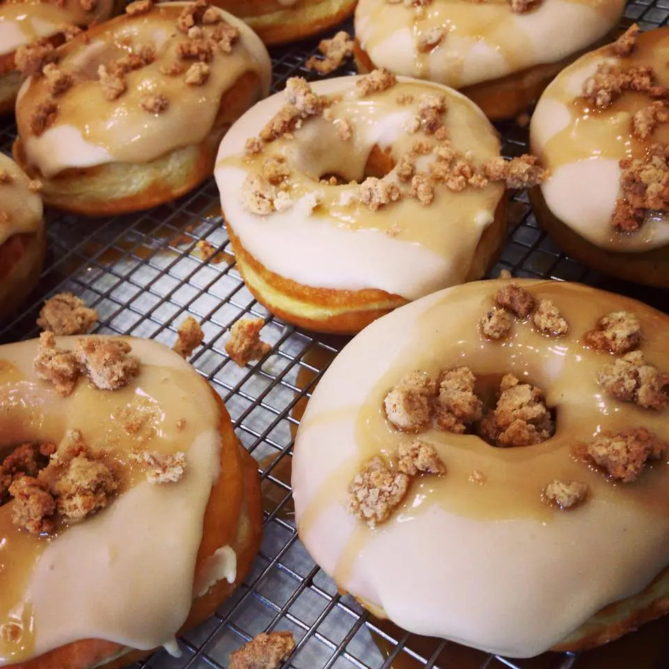 Cafe latte donuts are a Glazed the Doughnut Cafe classic. 