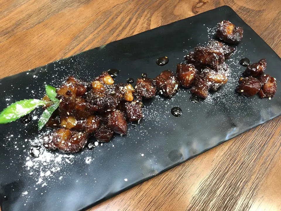 It's not all dumplings at Wanna Bao- just check out these sweet-and-sour baby back ribs. 