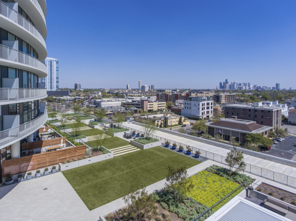 The Kirby Collection high-rise brings unexpected green spaces. (Photo by VJ Aripe.)