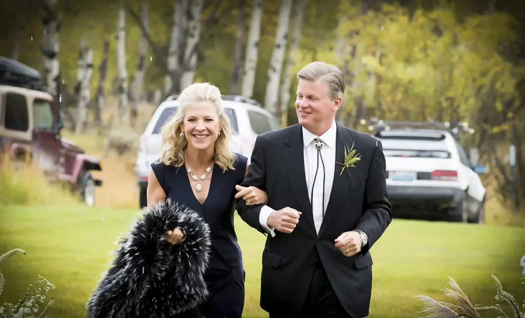 Sloan Childress/William Cummins wedding in Jackson Hole, Wyo. (Photo by Florence McCall Photography)
