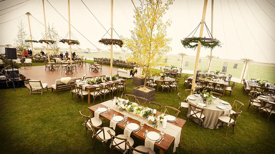Sloan Childress/William Cummins wedding in Jackson Hole, Wyo. (Photo by Florence McCall Photography)