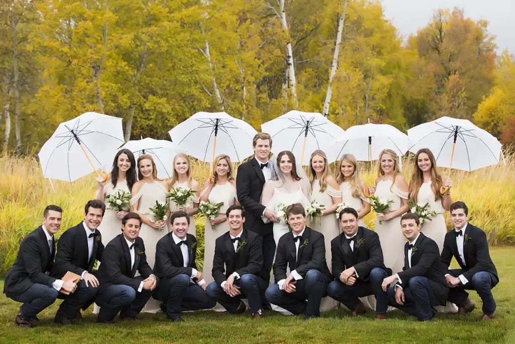 Sloan Childress/William Cummins wedding in Jackson Hole, Wyo. (Photo by Florence McCall Photography)