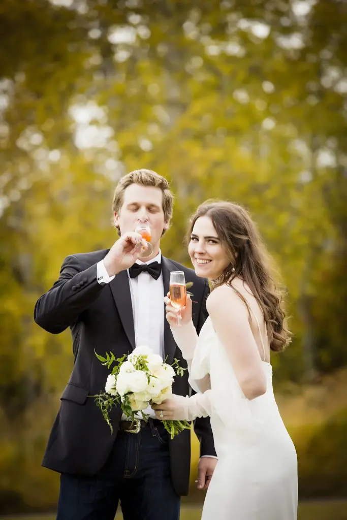 Sloan Childress/William Cummins wedding in Jackson Hole, Wyo. (Photo by Florence McCall Photography)