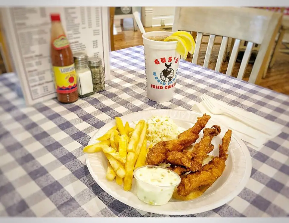 Gus's World Famous Fried Chicken is a much-hyped Memphis original. 