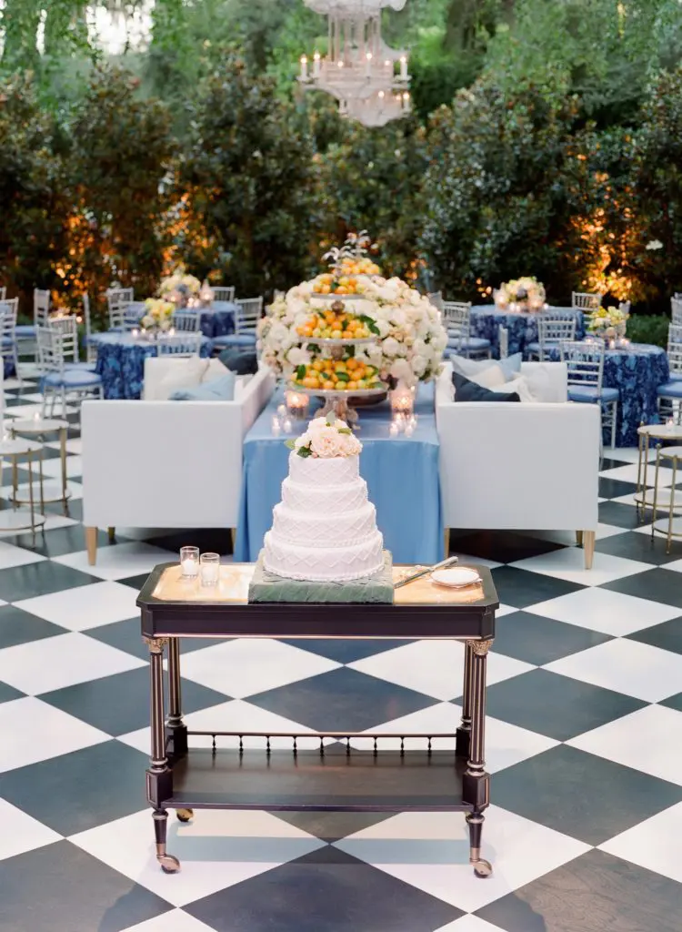 Ashley's mom, an interior designer, was heavily involved in involved in the wedding-planning process, working closely with Ashley and Egan.