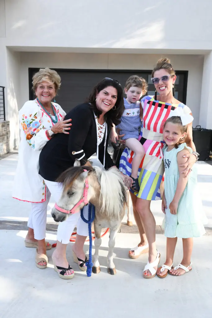 Rescued Mini Horses Give a Beyond Cute Vibe to Kickoff at a Stunning Bellaire Home: Talk About a Welcoming Party