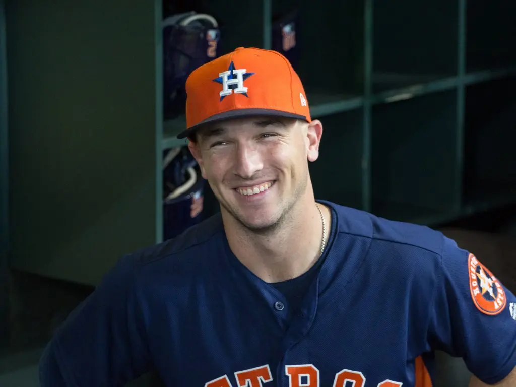 Alex Bregman is having the time of his life with the Houston Astros. (Photo by F. Carter Smith.)
