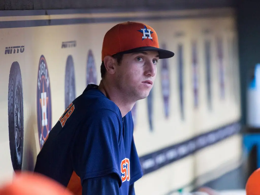 Astros rookie Kyle Tucker knows he'll sometimes be the center of attention. (Photo by F. Carter Smith.)