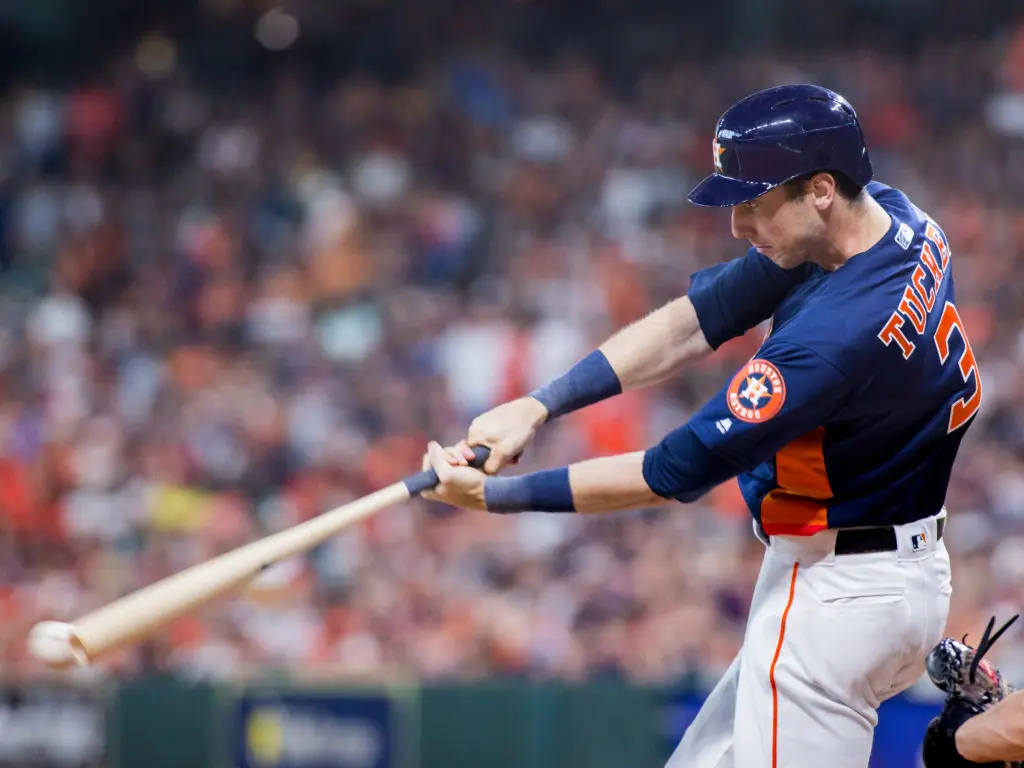 Astros rookie Kyle Tucker has a beyond smooth swing. (Photo by F. Carter Smith.)