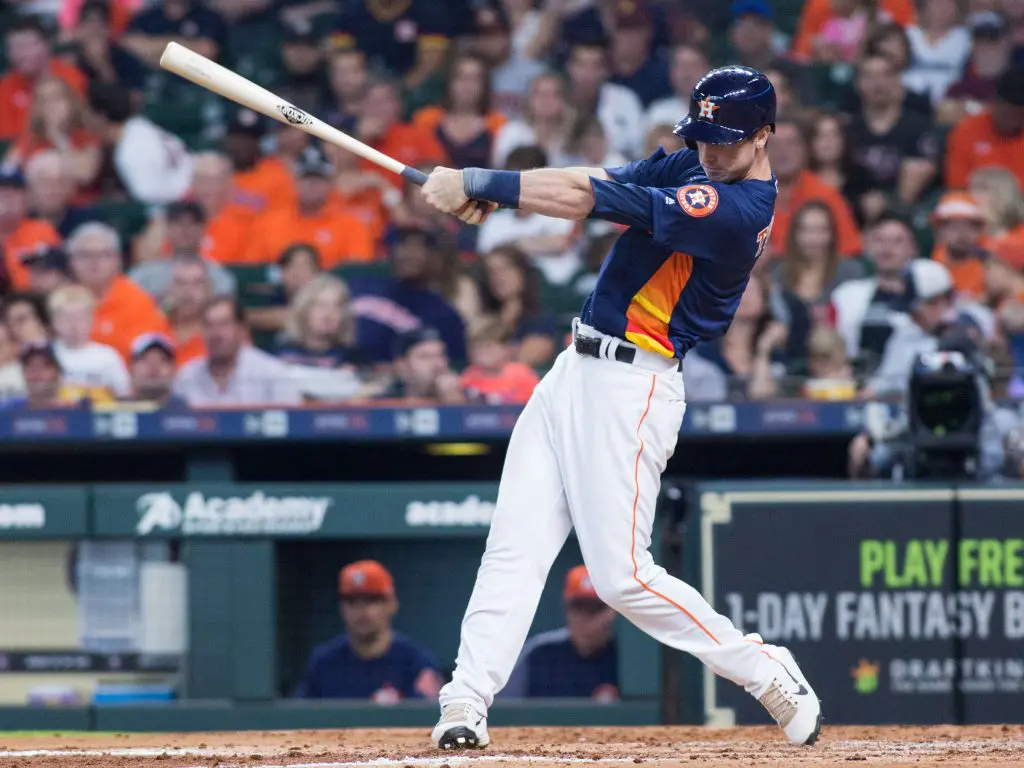 Astros rookie Kyle Tucker came in as one of the top prospects in all of baseball. (Photo by F. Carter Smith.)
