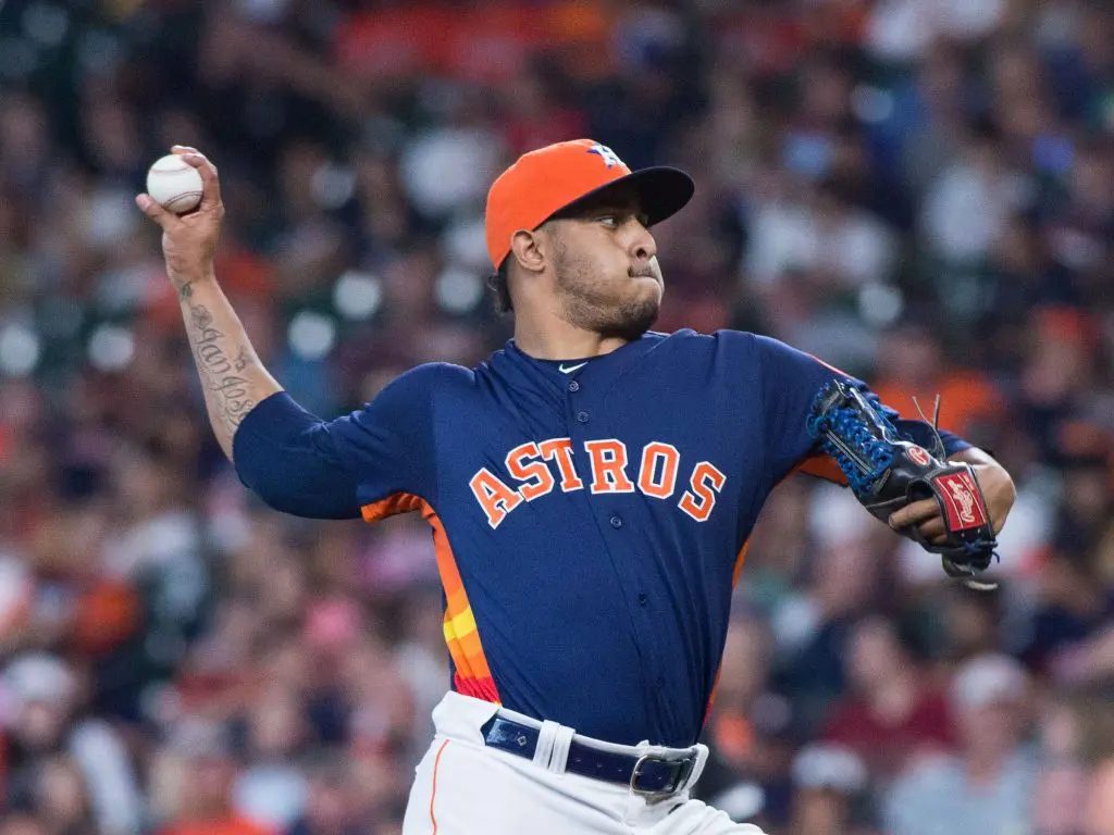 Hector Rondon has emerged as the Astros' most effective closer. (Photo by F. Carter Smith.)