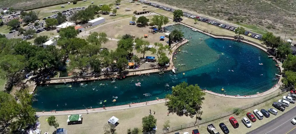 Balmorhea State Park pool is closed indefinitely for structural damage. 