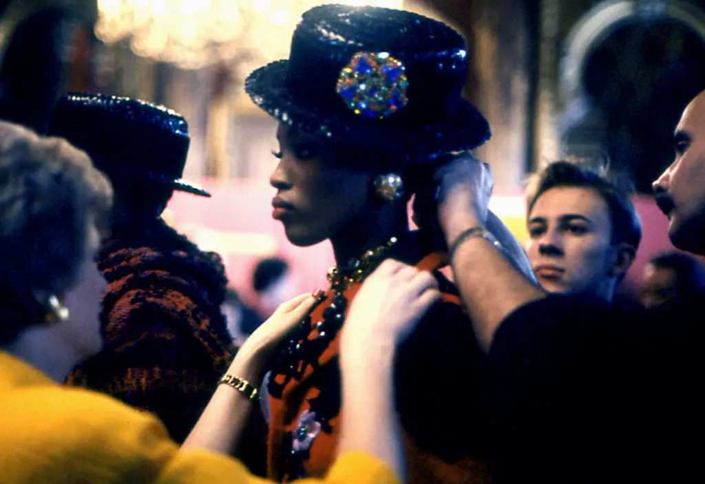 Naomi Campbell, Lacroix, Paris, 1991 by Donna DeMari