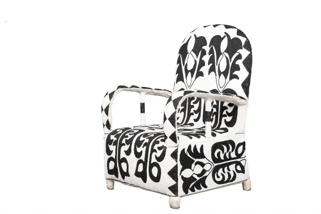 Beaded chair