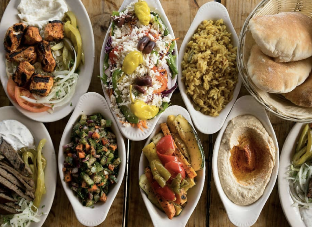 The combo plate is the way to go at Aladdin. 