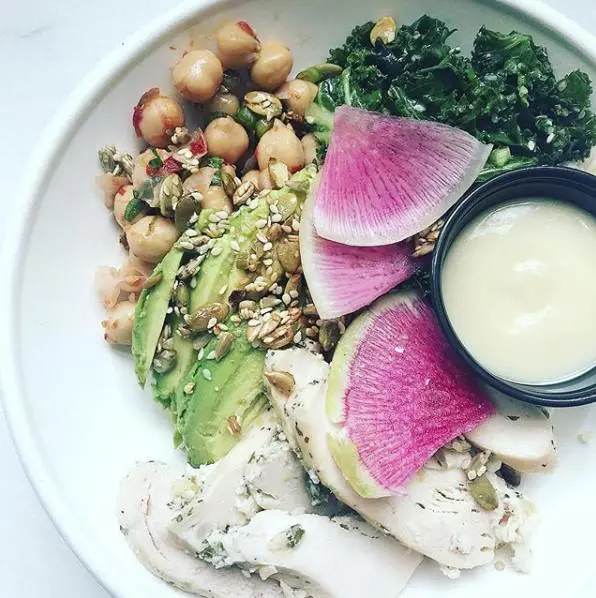 This Bebidas brown rice bowl will keep you going in the summer heat. 