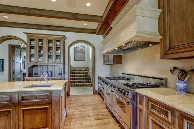 Plentiful counter space allows for tons of prep. 