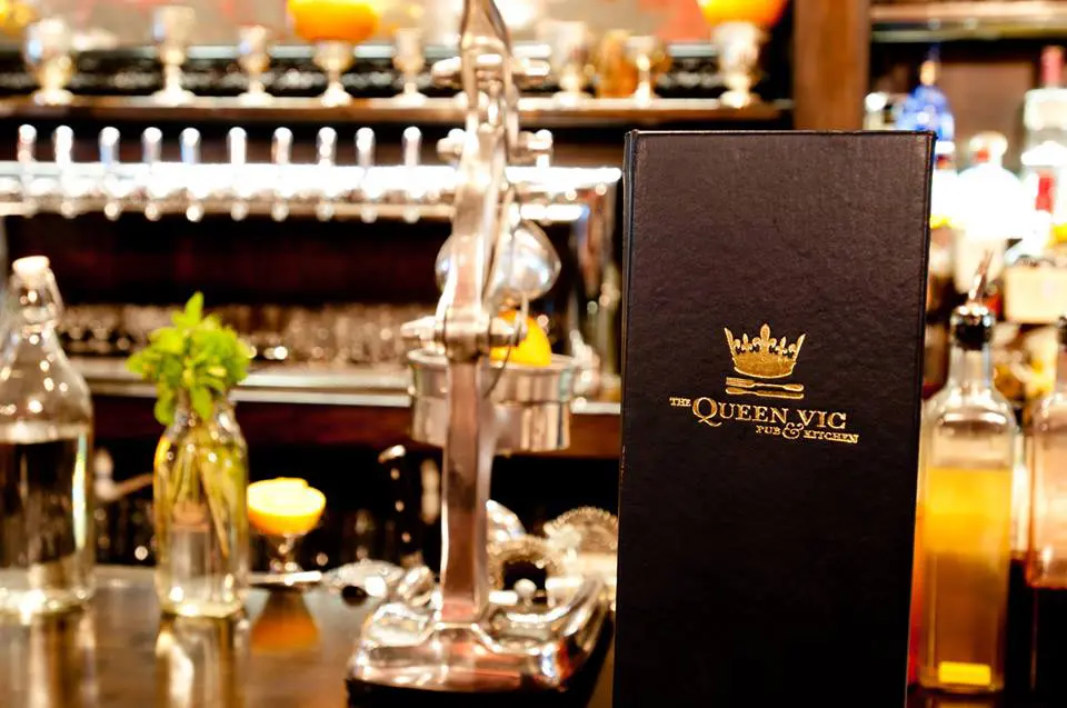 Queen Vic was known for its craft cocktails and inspired British-Indian bites.
