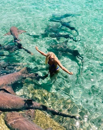 Some Instagram commenters  marveled that she as able to stay so calm. 