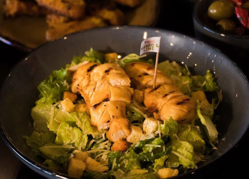 The Peri Peri Factory offers seven different levels of spice. 